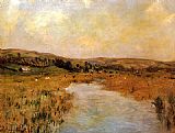 Famous Valley Paintings - The Valley of the Scie at Pouville